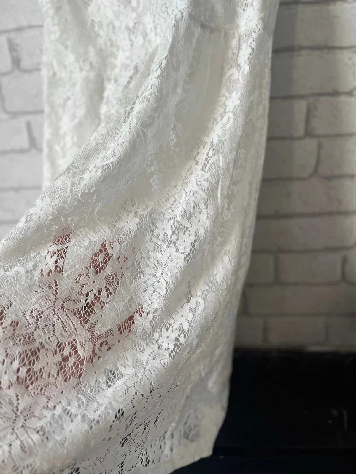 White lace dress – Size 40 – Good condition – photo 5